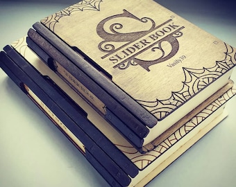 Celtic Slider Book Box: Laser Cut Files (SVG, PDF, CDR)