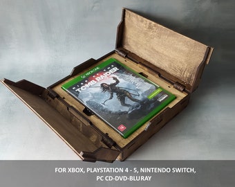 Laser Cut Game Box: SVG DXF CDR Files (Digital Product)