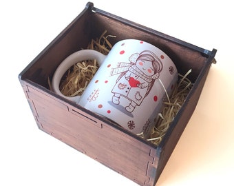 Engraved Gift Box Laser Cut Files: SVG, PDF, CDR (3mm-5mm)