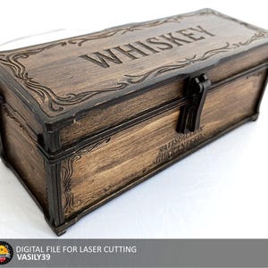 Box 00252. 3 mm, 1/8 Zoll, 3,6 mm, 3,8 mm, 4 mm, 4,5 mm, 5 mm, 5,5 mm, 6 mm, 1/4 Zoll. Lasercut-Dateien SVG, PDF, CDR Digitales Produkt