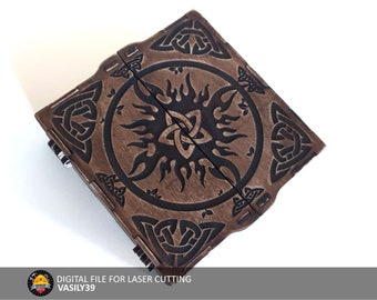 Magical Ornament Box Laser Cut Files: SVG, DXF, CDR (Digital Product)