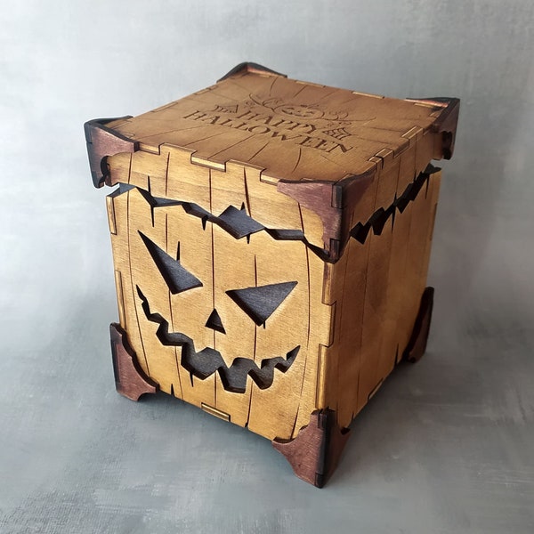 Halloween Candy Box: Laser Cut Files (SVG, PDF, CDR)