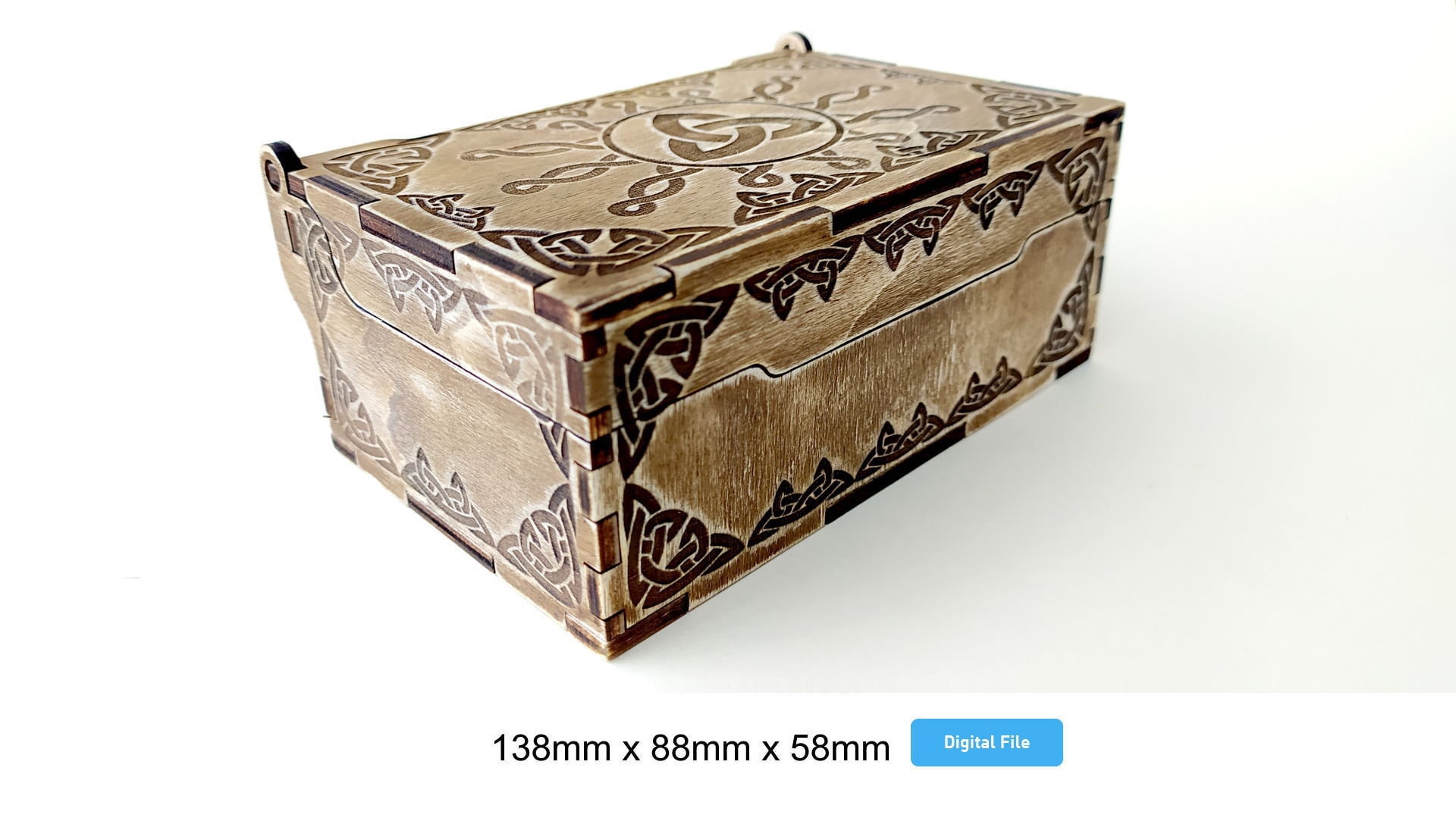 Box for Tarot Cards 3mm 1/8inch 4mm With Celtic Ornament. - Etsy Israel
