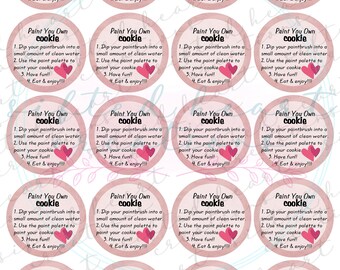 Valentine's Day PYO Cookie Tags