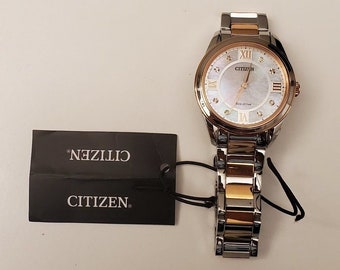 Reloj Citizen ECO WR50 SSTPG con pulsera de dos tonos