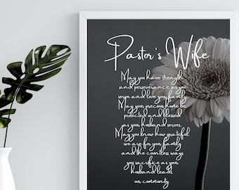 Waarderingscadeau voor domineevrouw – afdrukbare bloemsierkunst (pdf en jpg)