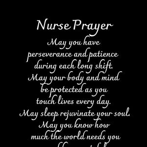Nurse Gift PRINTABLE - Gifts for Nurses - Nurse Appreciation Gift Idea - Nurse Prayer - Nurse Graduation - Thank you for Nurse