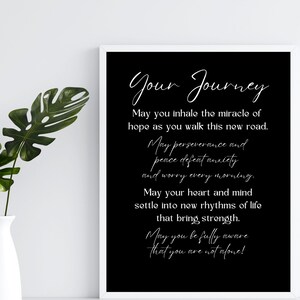 Get Well Gift, Cancer Gift, Surgery Gift, Healing Prayer, Chemo Gift, Anxiety Gift, Healing Gift, Cancer Prayer, Cancer Printable