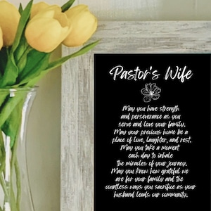 Pastor&#39;s Wife Gift Ideas PRINTABLE  - Pastor&#39;s Wife Thank You - Pastor Appreciation - Pastor&#39;s Wife Birthday - gifts for pastor&#39;s wife