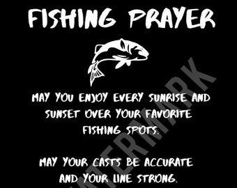 Fishing Gifts PRINTABLE - Prayer for Fishing -  Fisherman Gift - Trout Gift - Fisherman Christmas Gift - Fly fishing Gift - Gifts for Him