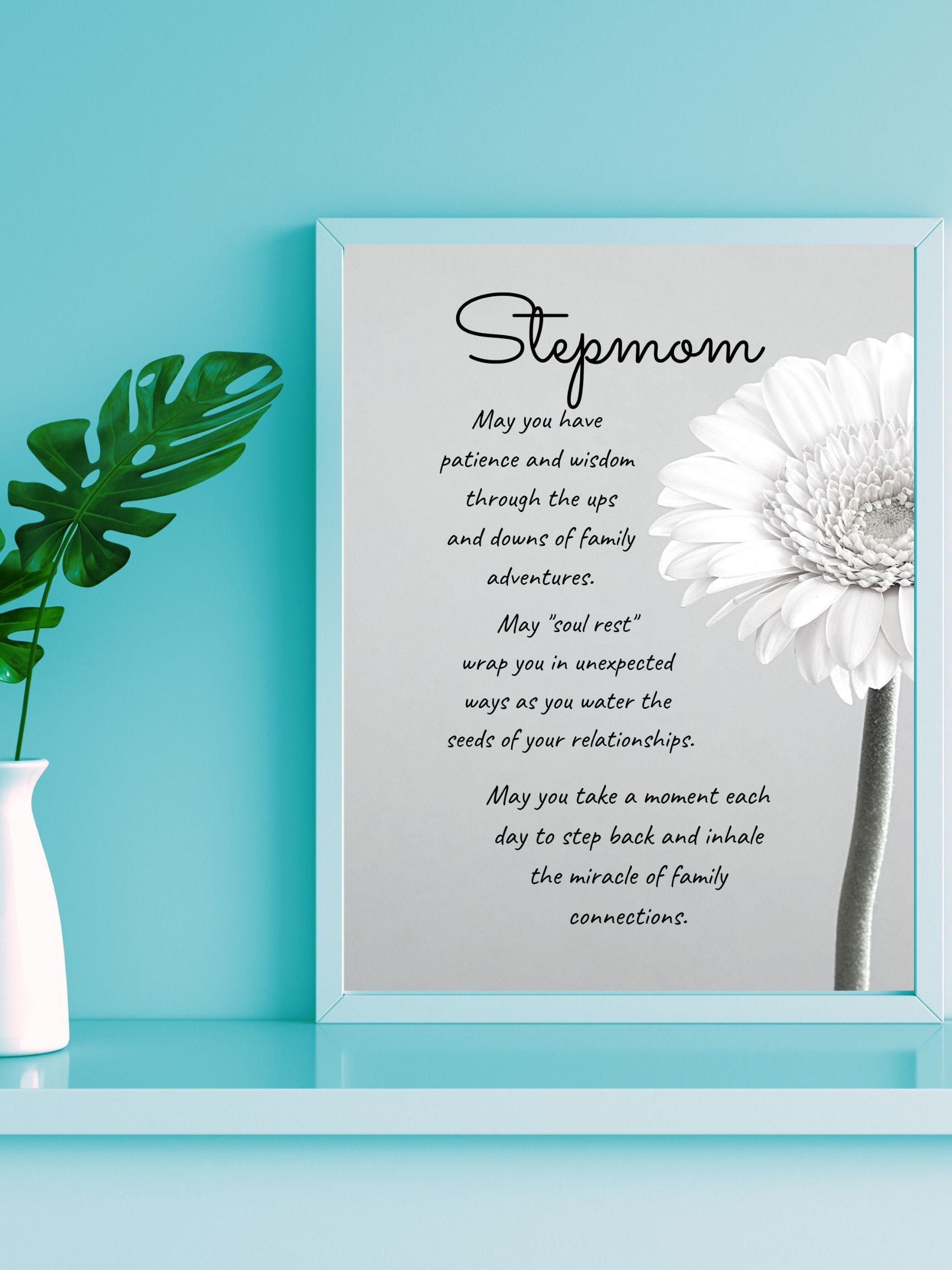 Stepmom PRINTABLE Gift Idea Stepmom Mother's Day Stepmom Printable Stepmom  Prayer Stepmom Christmas Stepmom Valentine - Etsy