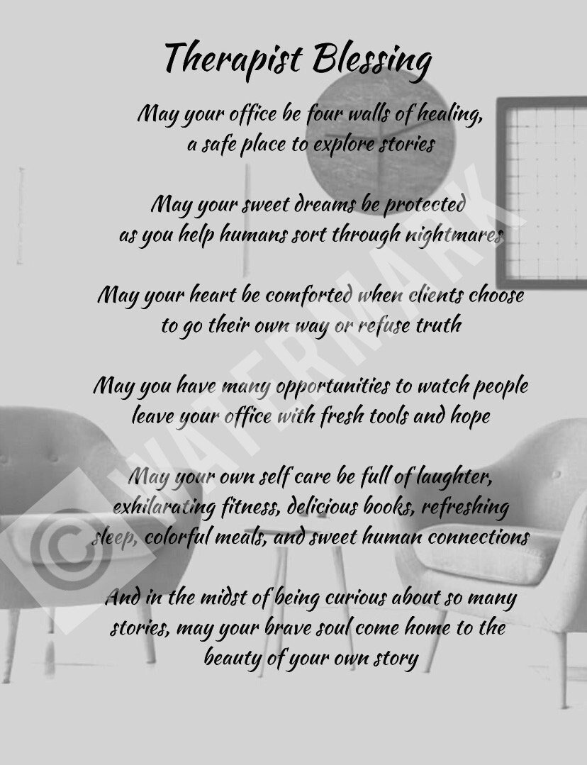 Therapist Thank You Instant Printable Therapist Gift Ideas Psychologist ...