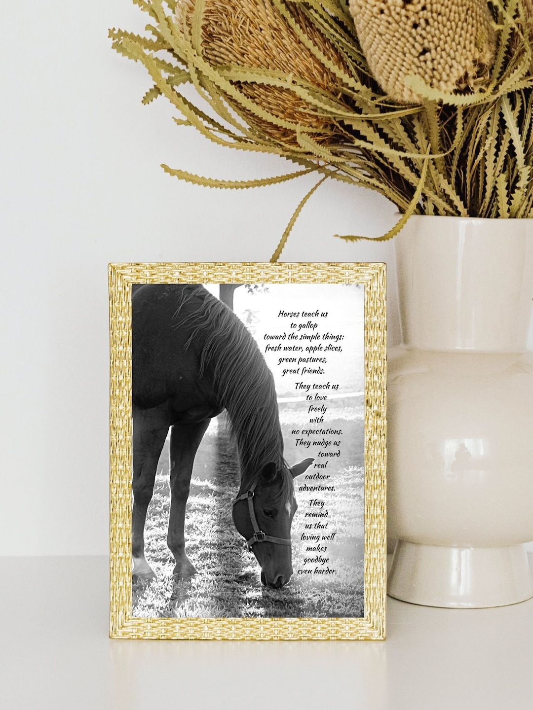 Equestrian Gift PRINT Horse Lover Gifts Horse Gifts Cowgirl Gift