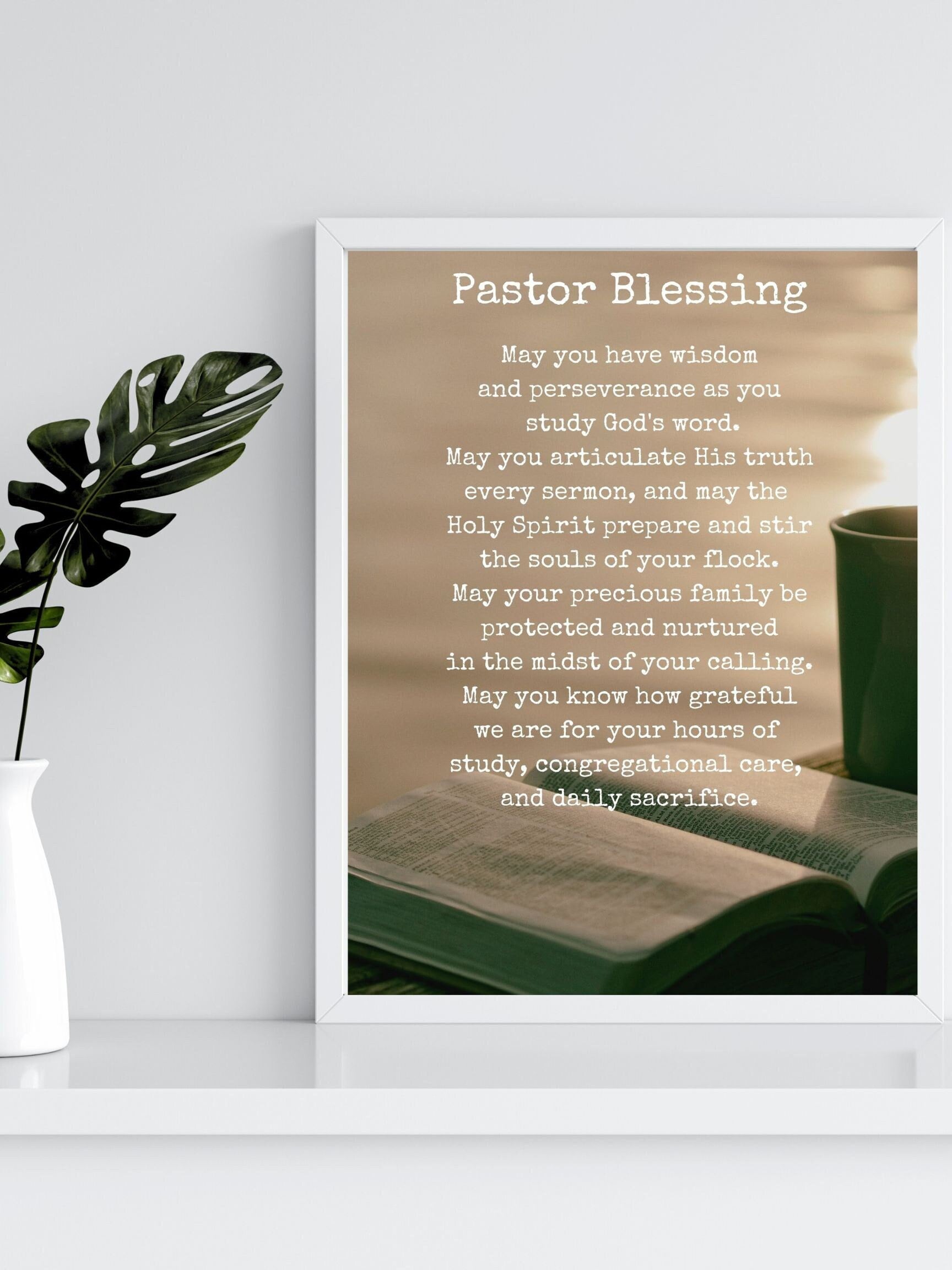 Pastor Appreciation PRINTABLE Gift Preacher Gift Youth Pastor Gift