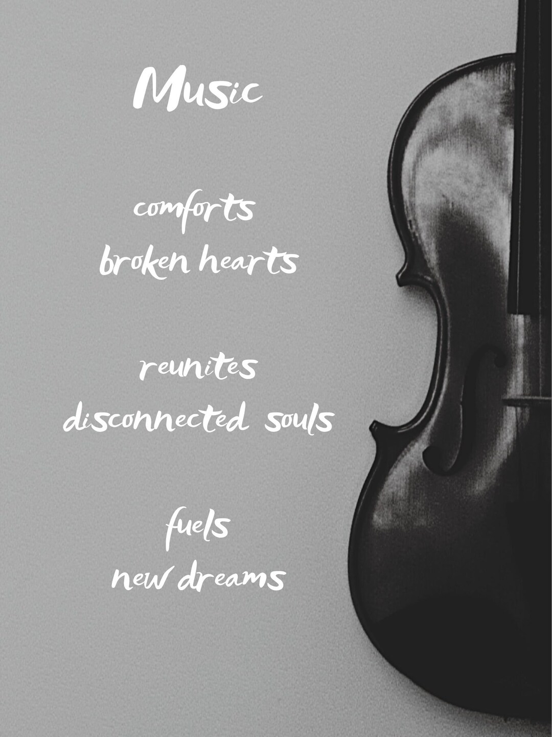 Only Music Can Save Us. Hand Drawn Lettering. Inspirational Quotes Stock  Vector - Illustration of musical, inspiring: 331805049, image size:1080x1440