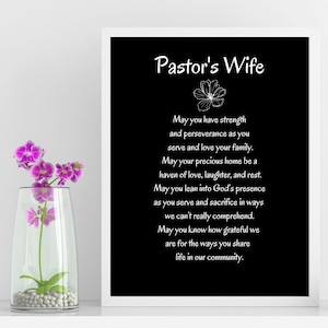 Gift for Pastor&#39;s Wife - Pastor&#39;s Wife Appreciation Gift - Ministry Gift - Women in the Church Gift - Pastor&#39;s Wife Gifts