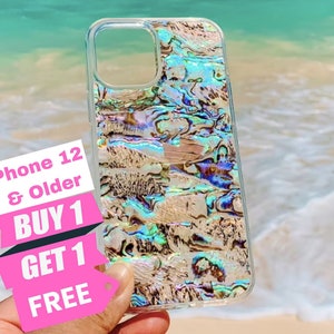 Abalone iPhone 15, iPhone 15 Pro, 15 Pro Max, 15 Plus, iPhone 14, iPhone 14 Pro, 14 Pro Max, iPhone 13 Pro Max, Mother of Pearl Tough Case