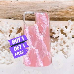 Abalone Shell 12 Pro Max/iPhone 11 Pro/iPhone 11 Pro Max/iPhone X/iPhone XS/iPhone XS Max Case/Pink Abalone iPhone Case/Mother of Pearl Case