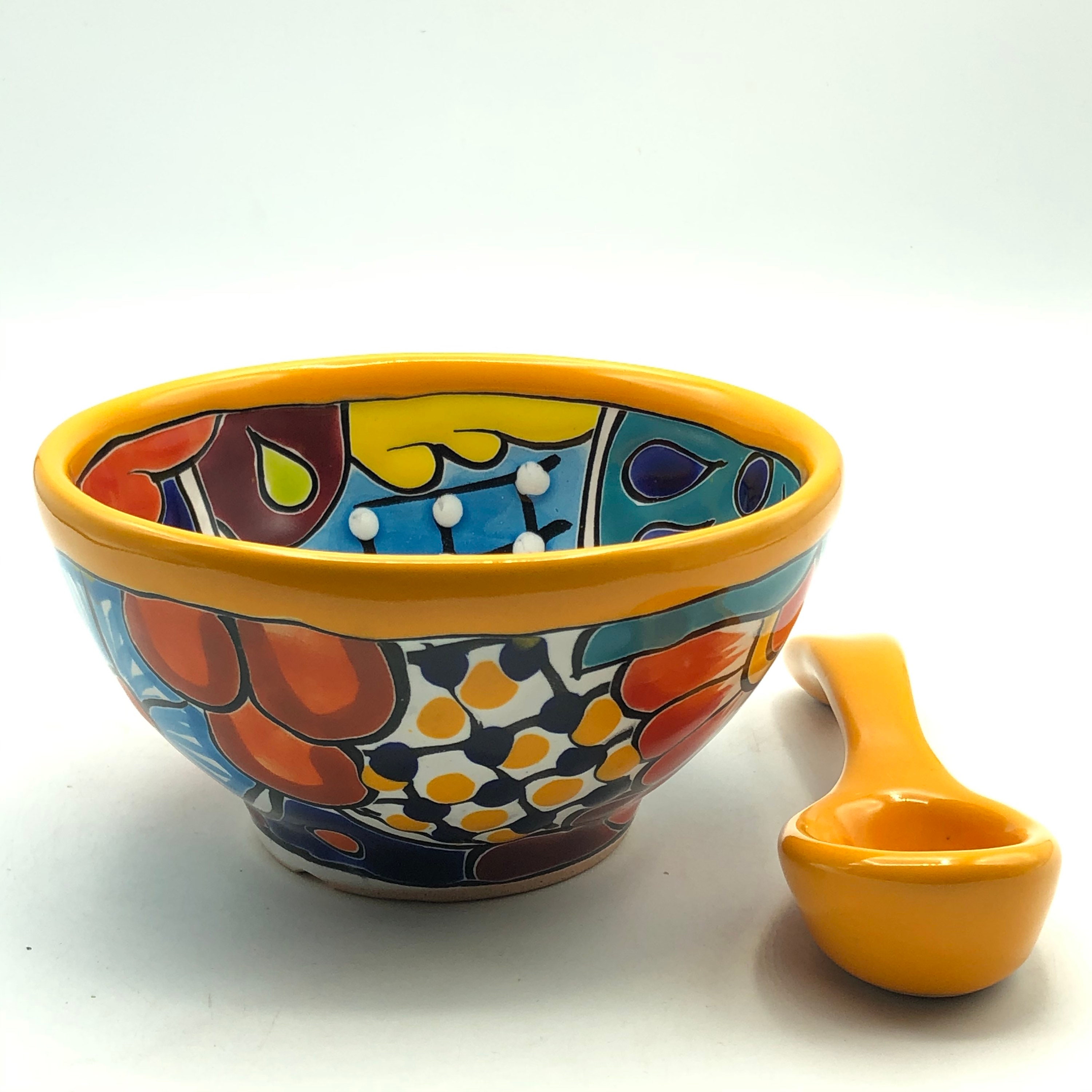 Talavera Salsa/Soup Bowl Mexican Pottery Etsy