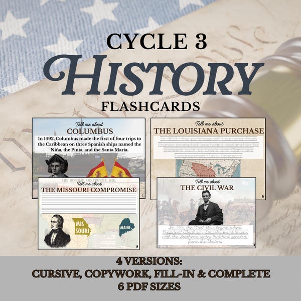 History Card - Etsy