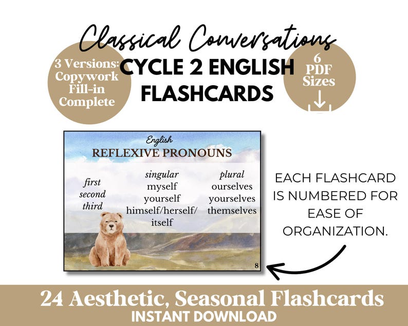 Classical Conversations Cycle 2 Resources Science, History & English ...