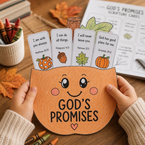 Sunday School Craft Fall Pumpkin Craft Christian Preschool Craft Kindergarten Craft Fall Harvest Activity Sunday School Printable Autumn