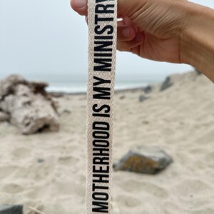 Motherhood is my ministry keychain wristlet Christian mom gift homeschool mom christian homeschool Christian merch stay at home mom
