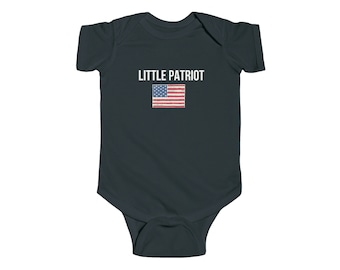 Little Patriot Onesie Republican baby Conservative baby shower gift for conservative mom Patriotic baby gift Baby shower gift for Republican