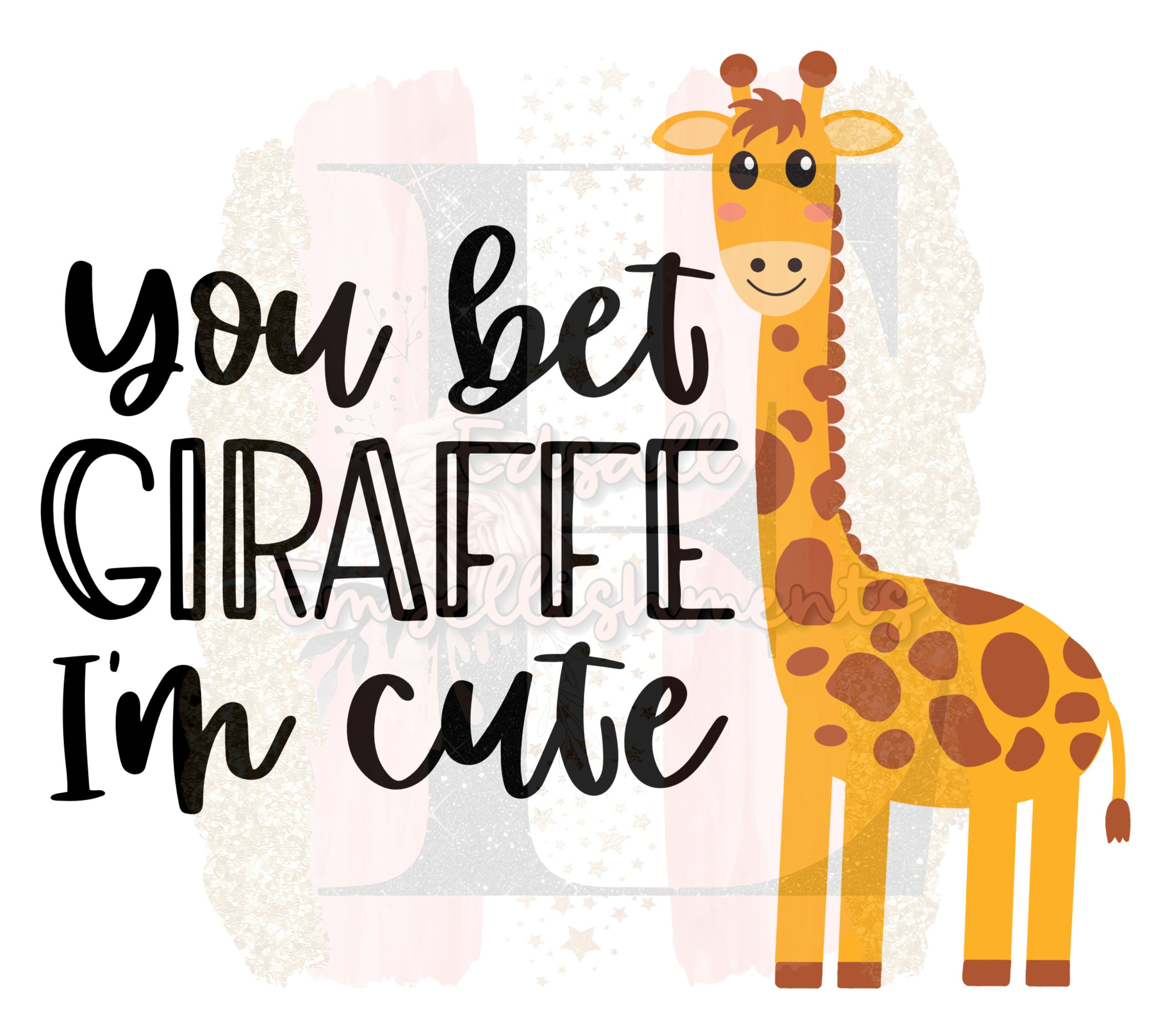 Apuesta jirafa Soy lindo Sublimación divertida Diseño de sublimación de  jirafa infantil y juvenil - Etsy México, image size:2550x2274