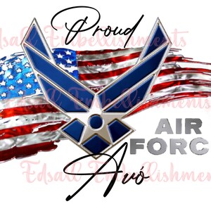 Stolze Air Force Avó Military Sublimation Design