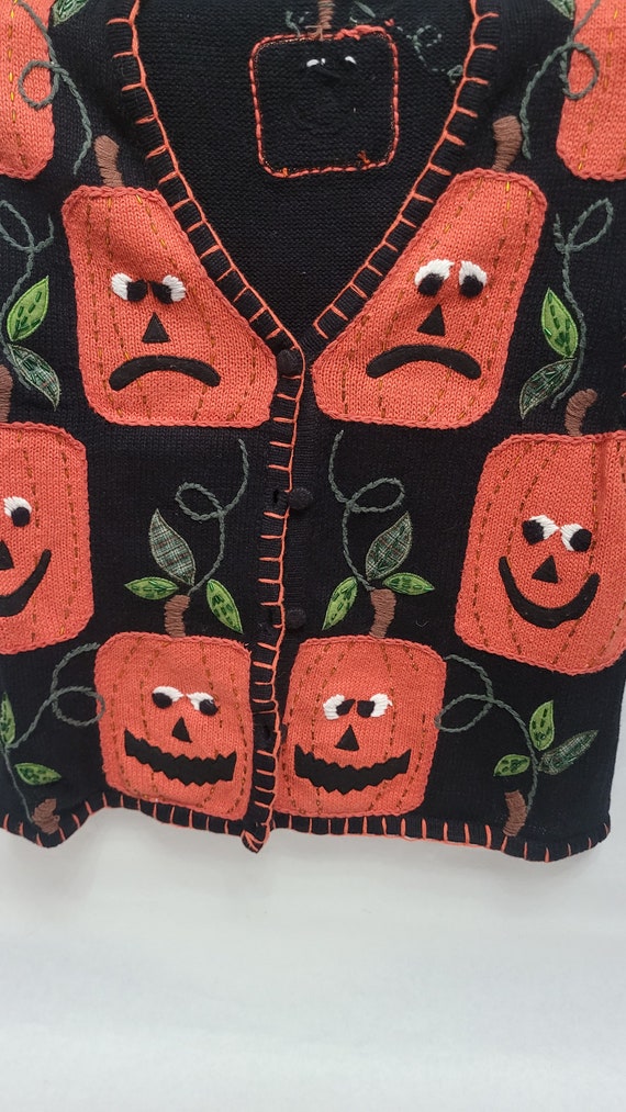 Vintage Bobbie Brooks Women’s Pumpkin Knit Hallowe