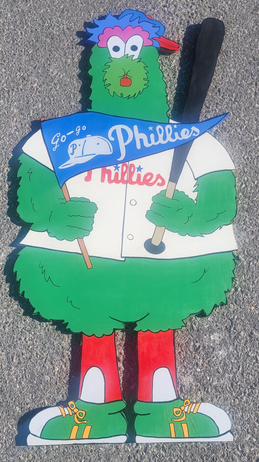 Set Di 6 Decalcomanie Multiuso Philadelphia Phillies – Adesivi Ufficiali Per Auto, Moto, Zaini, Fan Pack MLB, Prodotto In USA