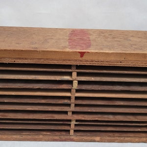 Antique Cigar Tobacco Drying Box Rack Wooden Cigar Mold Primitive Cigar Press