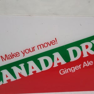 Vintage Canada Dry Flange Soda Pop General Store Advertising Collectible Sign