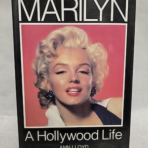 Marilyn Monroe Hollywood Life 1989 Hardcover Illustrated Rare Vintage 1st Edition