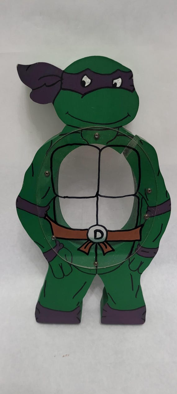 Vintage 1990s Teenage Mutant Ninja Turtles TMNT Wooden Hand