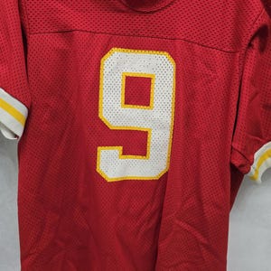 Vintage 90’s Authentic Sand Knit NFL Kansas City Chiefs Jersey Size XL #9