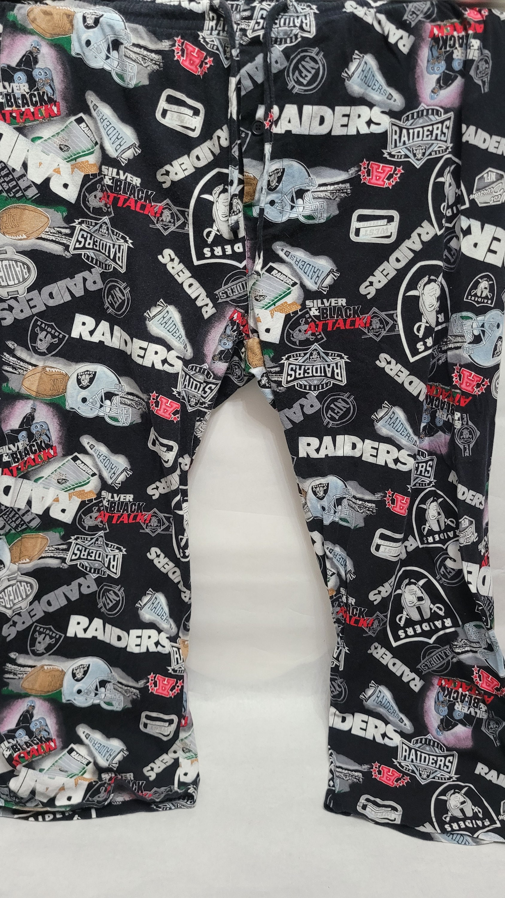 Official Las Vegas Raiders Pants, Raiders Sweatpants, Leggings, Raiders  Flannel Pants