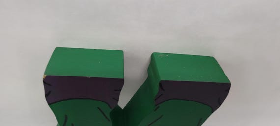 Vintage 1990s Teenage Mutant Ninja Turtles TMNT Wooden Hand Made