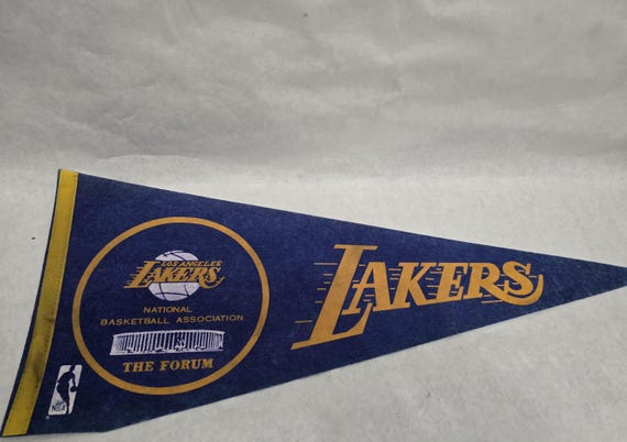 Vintage Wincraft Los Angeles Lakers Forum 60s Pennant 30 X 12 NBA