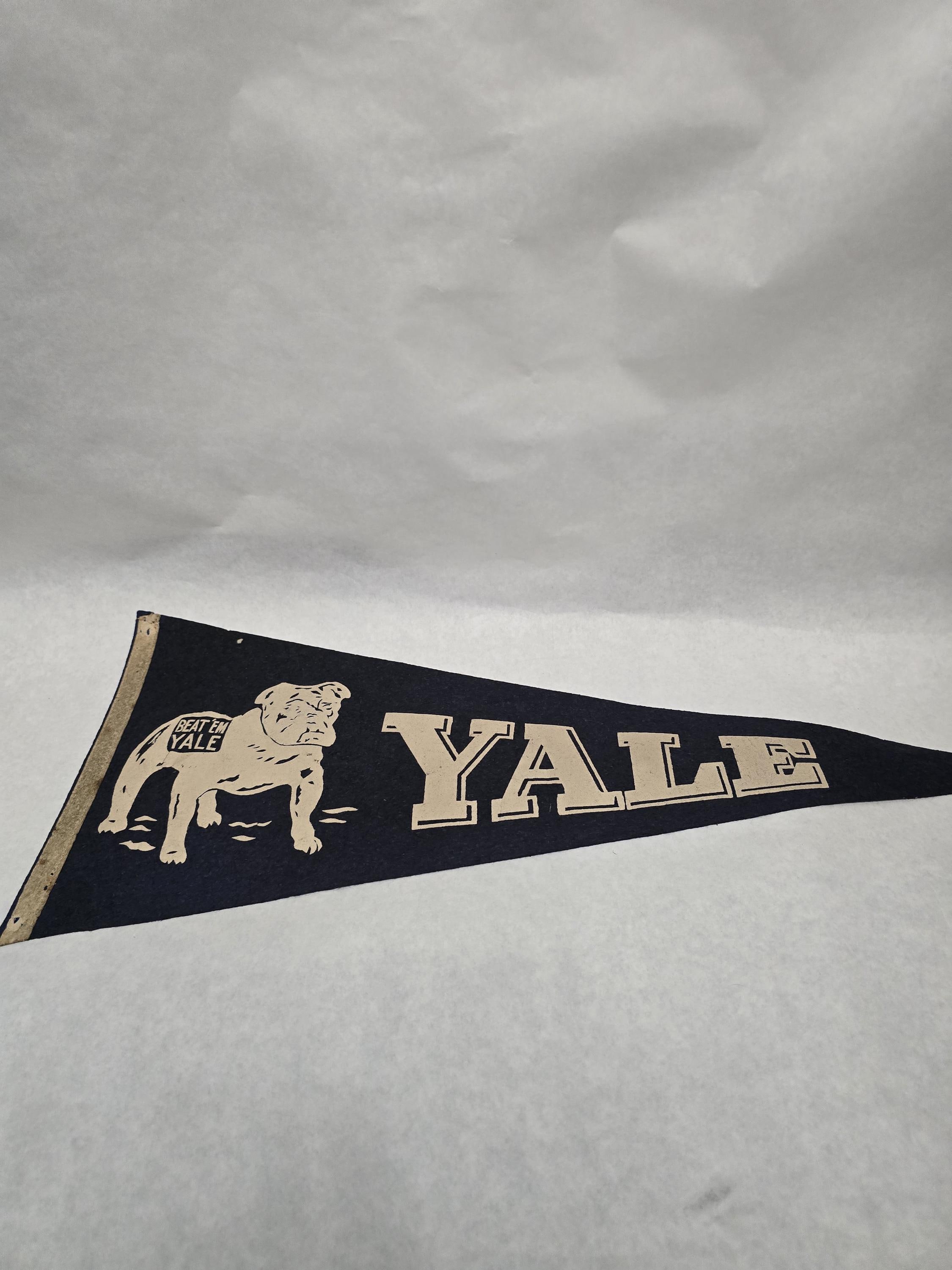 Vintage Yale Banner - Etsy