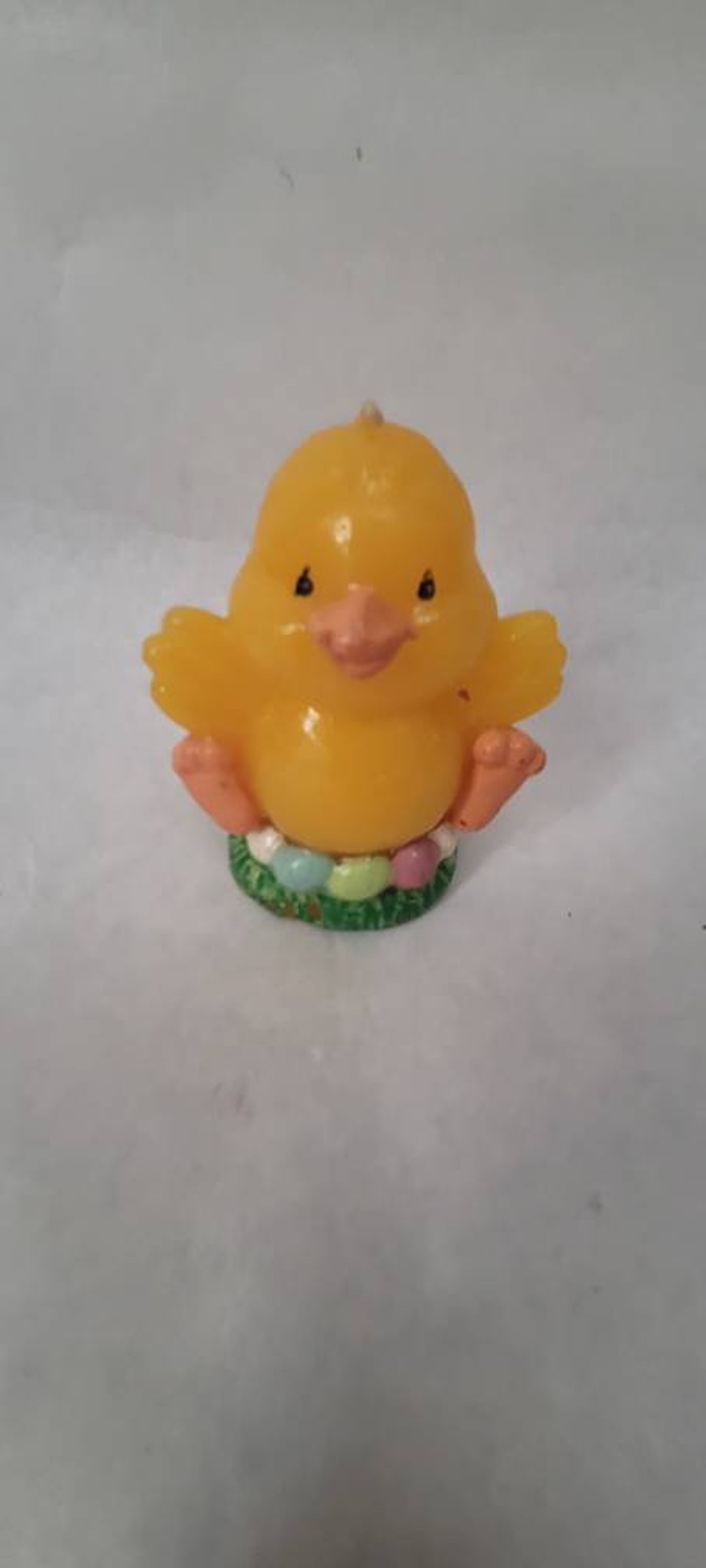Vintage Wax Gurley Candle Chick Duck Easter Spring Home Decor 80s