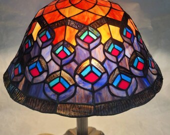Peacock Tiffany Lamp Etsy Peacock Tiffany Lamp Etsy