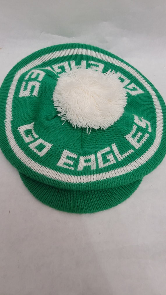 Vintage Philadelphia Eagles Knit Hat Rare 70s Thr… - image 1