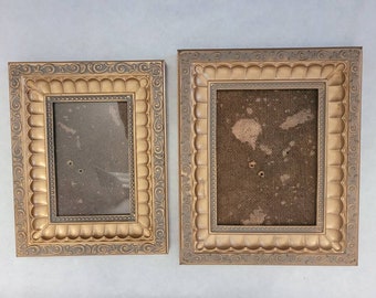 5 x 7 GREEN old vintage wood picture frame