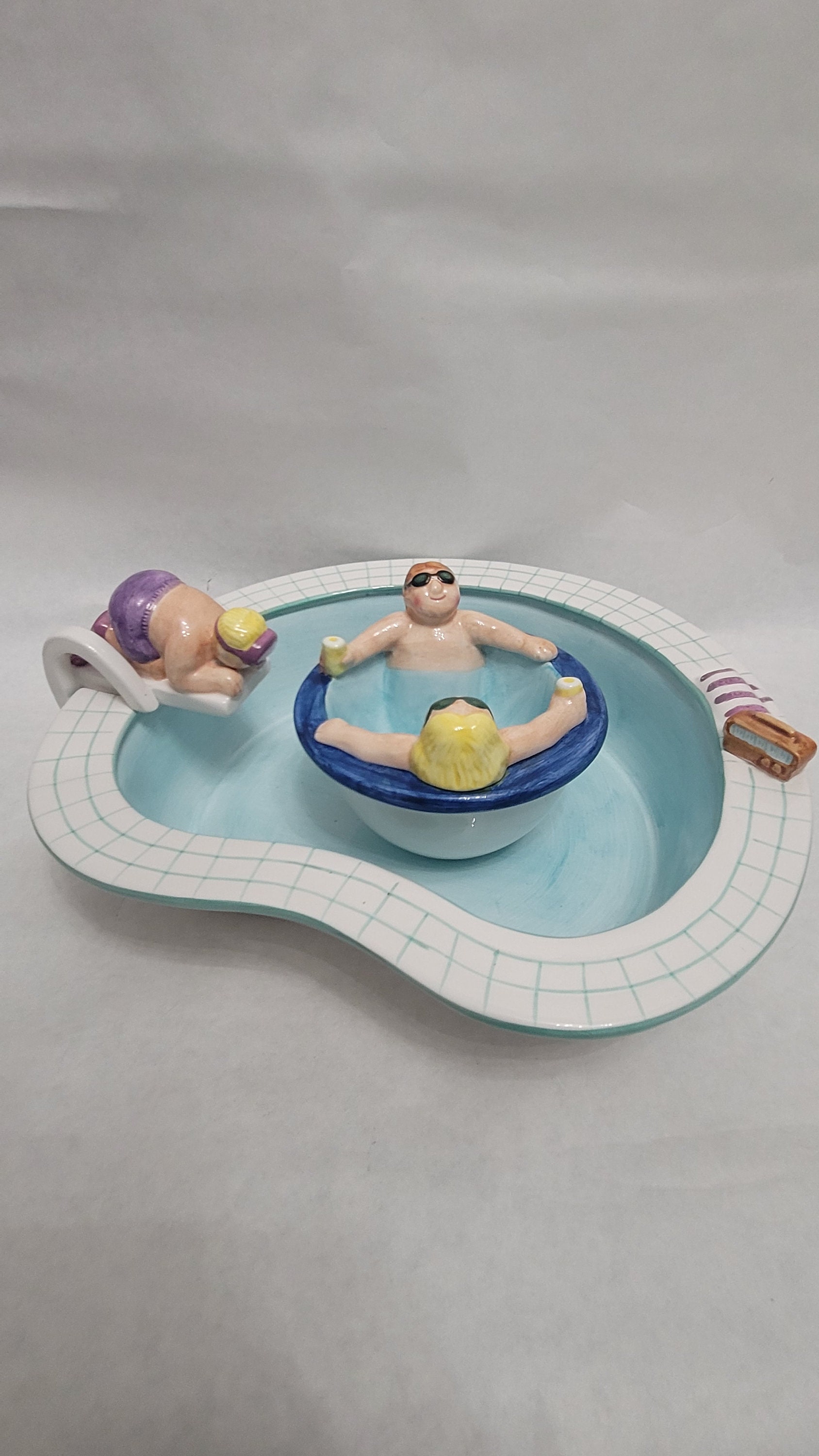 1995 LOTUS SWIM Pool Hot Tub Chip Take A Dip Serving, 56 OFF