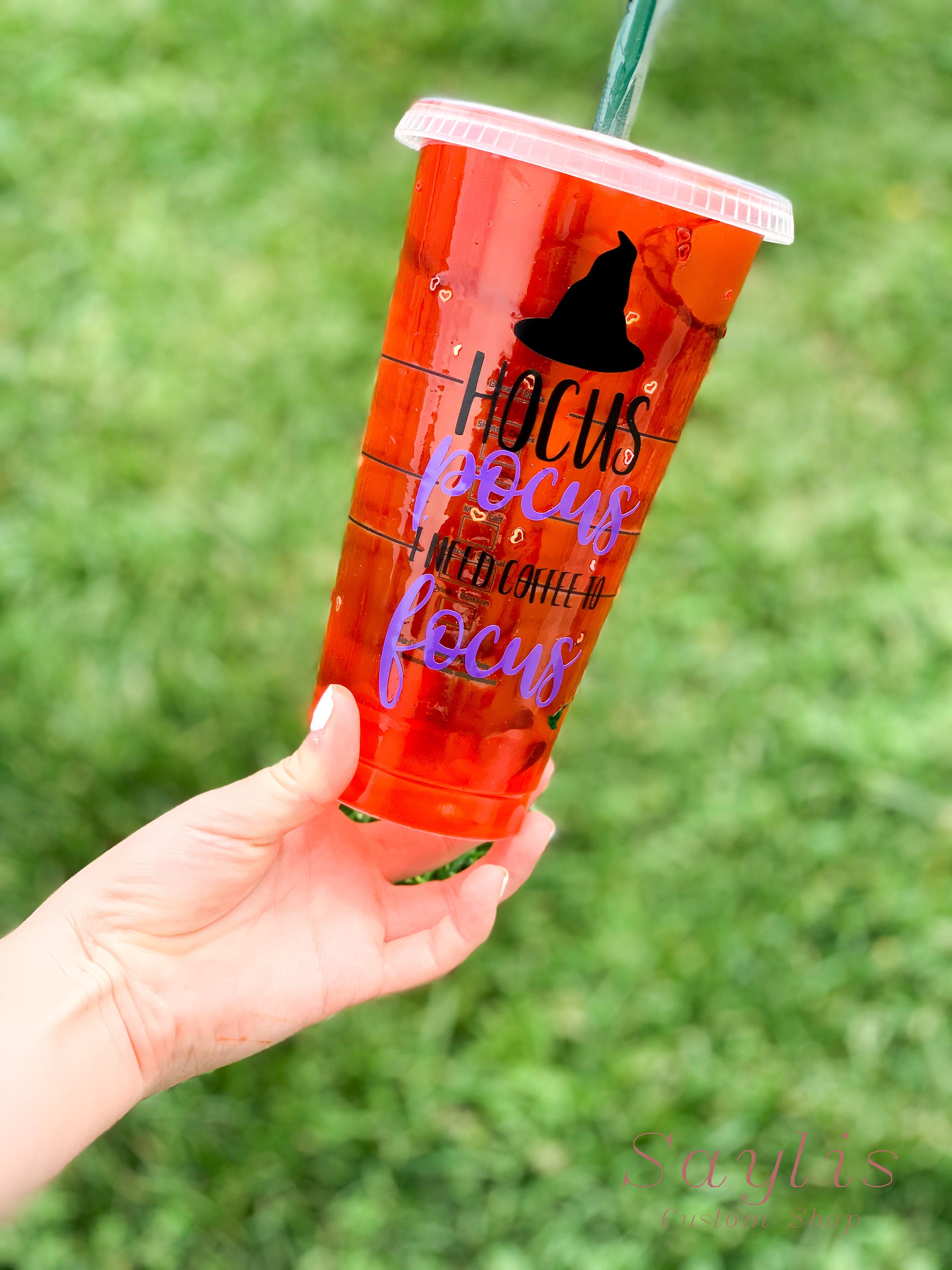 Hocus Pocus Custom Cup Hocus Pocus cup Starbucks custom cup Etsy
