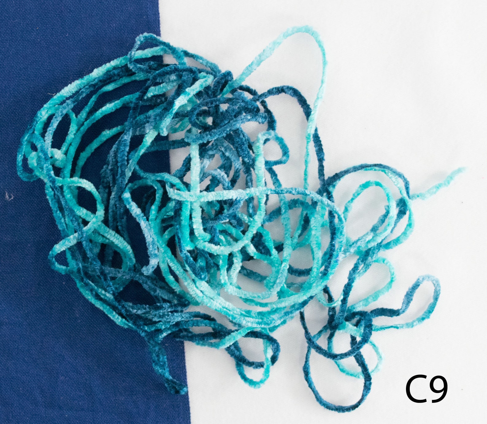 Lot cotton chenille thread/yarn 3mm Your choice of 5 pieces 1 Etsy