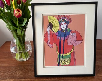Chinese Opera A4 Print