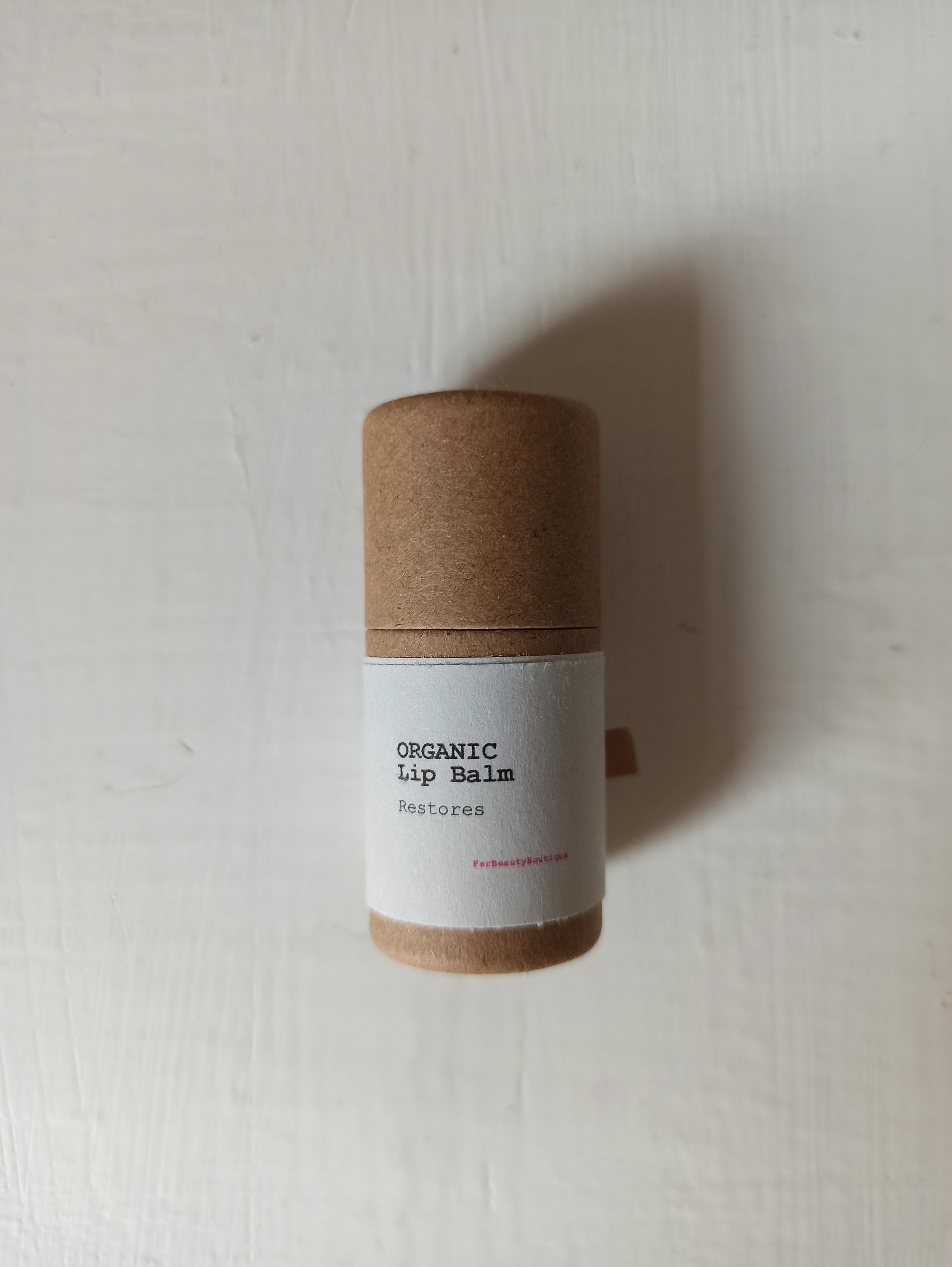 ORGANIC Lip Balm Mini Cardboard Tube Moisturizer Etsy